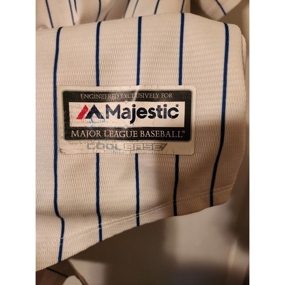 Majestic Cool Base Mens XL MLB Chicago Cubs Rosenwalds 47 White Baseball Jersey - Picture 4 of 6